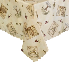 Скатерть WELLNESS, WT145-Олива, 140x150