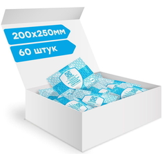 Салфетки антисептические стерильные спиртовые Асептика 60 шт. 200 х 250 мм саше