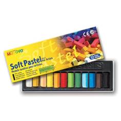 Набор сухой пастели Mungyo "Soft Pastel" 12 цв мягкая квадратная в картонной коробке