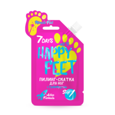 Пилинг-скатка для ног 7DAYS HAPPY FEET MIRACLE FEET! c Грейпфрутом, 25 г