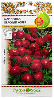 Семена Маргаритка Красный ковер, 0,05 г Русский огород