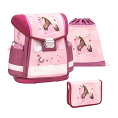 Ранец Belmil Classy My Sweet Horse, Единорог, розовый, с наполнением