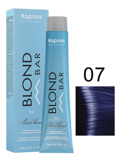 Крем-краска Kapous BLOND BAR для окрашивания волос 07 корректор синий 100 мл