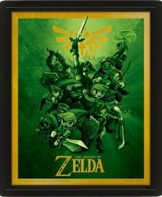 Постер Pyramid 3D The Legend of Zelda: Links