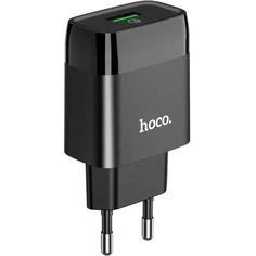 Сетевое зарядное устройство Hoco C72Q Black