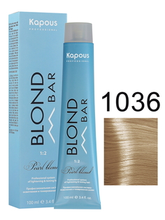 Крем-краска KAPOUS PROFESSIONAL BLOND BAR золотистый розовый 1036 100 мл