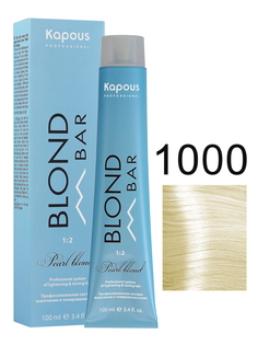 Крем-краска KAPOUS PROFESSIONAL BLOND BAR натуральный 1000 100 мл