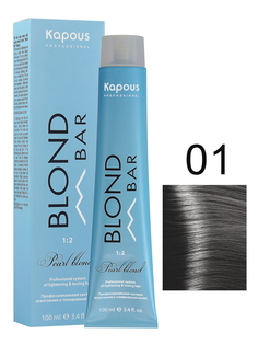 Крем-краска KAPOUS PROFESSIONAL BLOND BAR корректор пепельный 01 100 мл