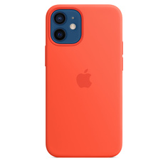 Оригинальный чехол Apple для iPhone 12 mini Silicone MagSafe Electric Orange (MKTN3ZE/A)
