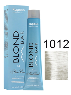 Крем-краска BLOND BAR для волос KAPOUS PROFESSIONAL 1012 пепельный перламутровый 100 мл