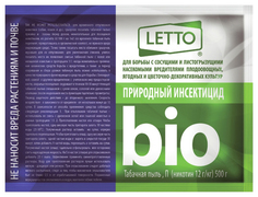 Табачная пыль Летто для борьбы со слизьнями и улитками, отпугивания грызунов, 500г, А-5076 Letto