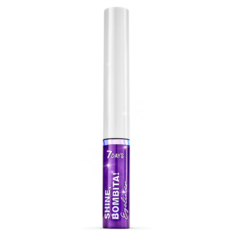 Мерцающая подводка для глаз 7DAYS SHINE, BOMBITA! / 603 Purple, 4,8 мл
