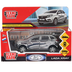 Машинка игрушечная Технопарк метал. инерц. Lada Xray,Хром,12 см,цвет серебристый
