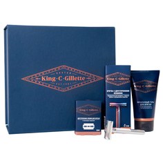 Набор для бритья King C. Gillette с Т-образным бритвенным станком