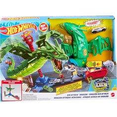 Hot Wheels Сити Набор игровой Воздушная атака дракона-робота GJL13