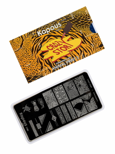 Пластина CRAZY STORY для стемпинга KAPOUS PROFESSIONAL animal print №3 1 шт