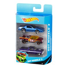 Набор пластиковых машинок Hot Wheels® (упаковка из 3-х) K5904 FJB72 Mattel