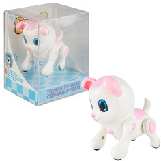 Интерактивная собака-робот IntellectiDog, розовая Defa