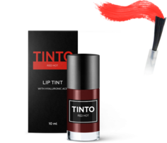 Пленочный тинт для губ TINTO на основе минеральных пигментов RED HOT