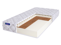 Матрас полутороспальный BeautySon Roll FOAM 10 Cocos Sens Бесклеевой 130х186 14 см