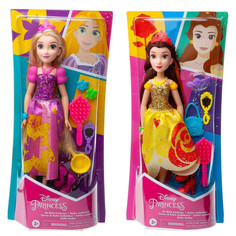Кукла Hasbro Disney Princess с аксессуарами 2 вида Рапунцель,Белль E3048EU6