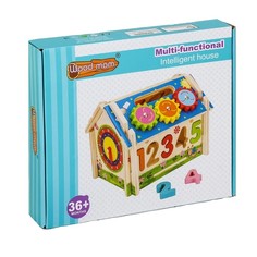 Центр игровой РАЗВИВАЮЩИЙ ДОМИК (сортер, шестеренки) AN02083 Shantou Honghu