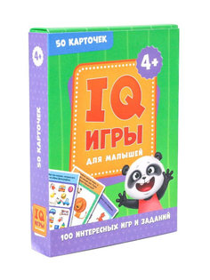 Настольная игра Проф-Пресс IQ игры для малышей 100 игр 23172-1