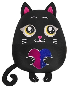 Мягкая игрушка Maxitoys Antistress Подушка Кот с Сердцем, 35 см MT-H072004