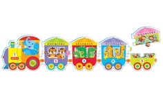 Музыкальная игрушка Азбукварик Музыкальные пазлы Умный паровозик 4630027292001