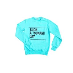 Свитшот женский Kawaii Factory Tsunami бирюзовый XS (42)