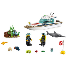 Конструктор LEGO City 60221 Яхта для дайвинга