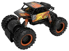 Интерактивная игрушка Mattel Hot Wheels монстр-трак фрикционный, 1:16 черный
