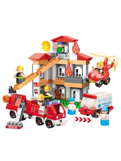 Конструктор Bauer Fireman Тушение пожара Все включено! Бауэр
