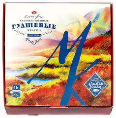 Гуашь Невская Палитра Мастер-класс 16 цветов