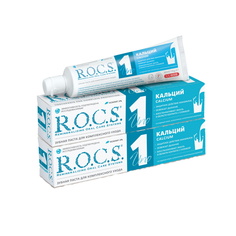 Зубная паста ROCS UNO Calcium (Кальций)", 74 гр (в наборе 2 штуки) R.O.C.S.