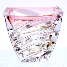 Конфетница Bohemia Gold Facet 18см