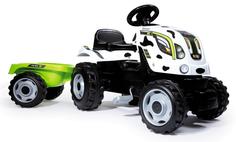 Трактор педальный xl с прицепом, пятнистый, 142x44x54,5 см, 1/1 Smoby