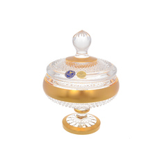 Конфетница с крышкой Crystal Heart 25 см