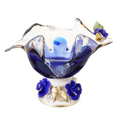 Конфетница White Cristal Сапфир