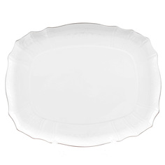 Поднос Bernadotte Платиновый узор 40*27*1,5 см