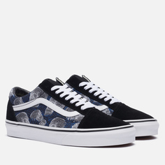 Кеды мужские Vans Old Skool Wireframe Skulls черные 9 US