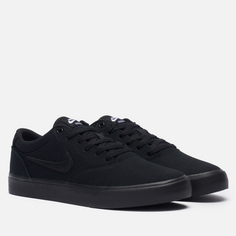 Кеды мужские Nike SB Chron 2 CNVS черные 8 US