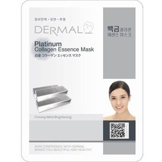 Тканевая маска Dermal Platinum Collagen Essence Mask коллоидная платина и коллаген 23 г