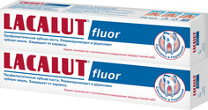 Профилактическая зубная паста LACALUT fluor 75 мл 2 шт
