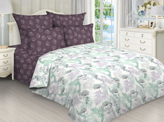 Постельное белье Mercury Home «Волшебная роща» 1.5 спальный Поплин 2 наволочки 50x70