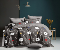 Постельное белье Mercury Home «Фибоначчи» Евро Макси Поплин 2 наволочки 50x70