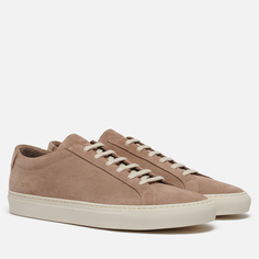 Кеды мужские Common Projects Achilles Low Suede Glassa Sole бежевые 12 US