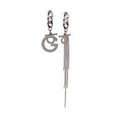 Серьги из бижутерного сплава с кристаллами Moon Paris MB-21.07-020