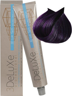 Крем-краска для волос 3Deluxe Professional 5.20 Светло-каштановый ирис 100 мл