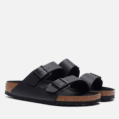 Шлепанцы женские Birkenstock Arizona Birko-Flor черные 12 US